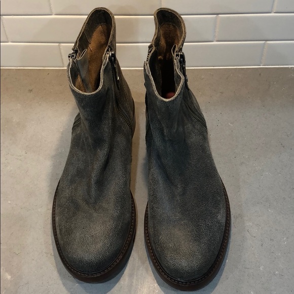 Trask women’s moto booties gray - NEW - Picture 3 of 8